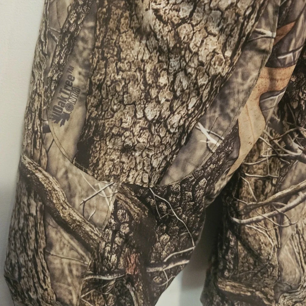 Huntsworth Oak Tree NTA Camouflage‎ Brown Zip Up Puffer Coat